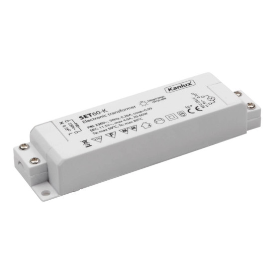 Kanlux Trafo 12V 20-60W, Netzgerät 1425 SET60-K