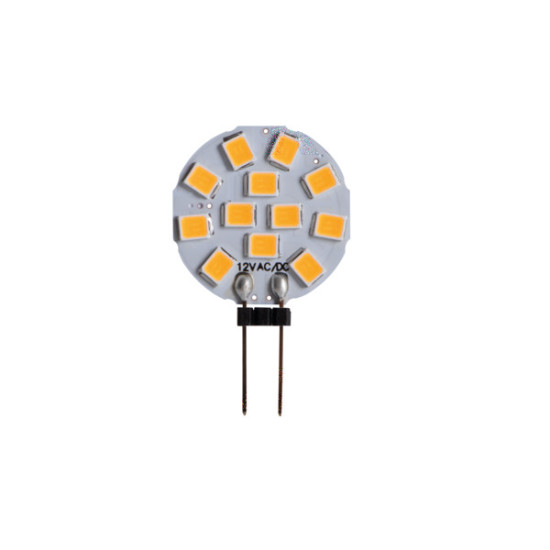 Kanlux G4 LED Lampe superflach 1.2W warmweiss 18502 Ersatz für G4/GU4 Halogenlampen