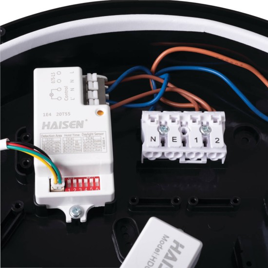 Kanlux LED- Deckenleuchte DABA PRO Weiß IP65 Bewegungssensor 19066