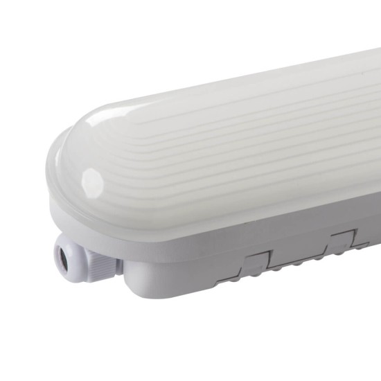 Kanlux Feuchtraum-Wannenleuchte MAH LED HI Grau IP65 22606