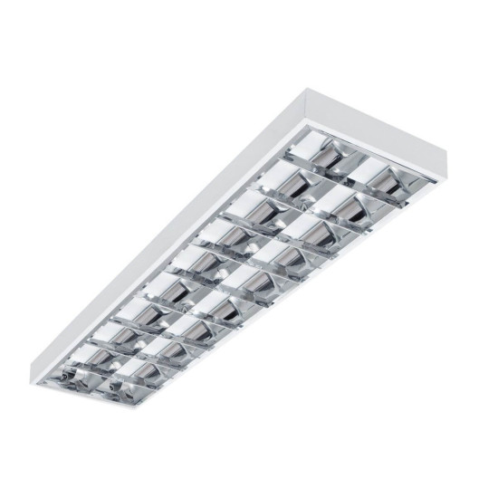 Kanlux 22672 NOTUS 4LED 236NT Rasterleuchte Aufbau 2xG13 Fassungen für LED Röhren