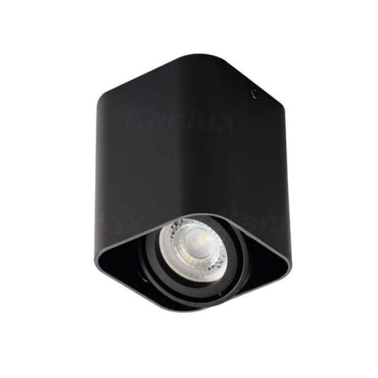 Kanlux TOLEO 26113 Anbauleuchte GU10 schwarz matt