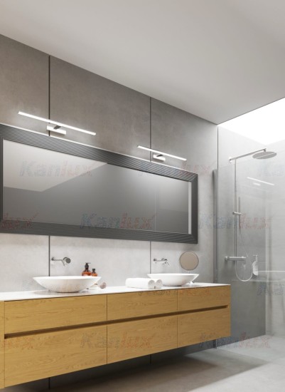 Kanlux ASTEN LED Badleuchte, Schrank-Spiegelleuchte IP44 wasserfest 12W neutralweiss