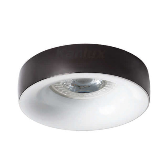 Kanlux ELNIS L 27807 Einbaurahmen Dekoring GU5,3/GU10 anthrazit, weiss