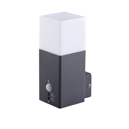 Kanlux VADRA 29011 Gartenleuchte Sensor max. 11W E27 anthrazit