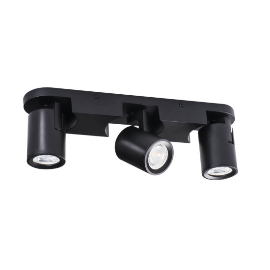 Kanlux LAURIN 29125 Wand-Deckenleuchte 3x max. 35W GU10 schwarz