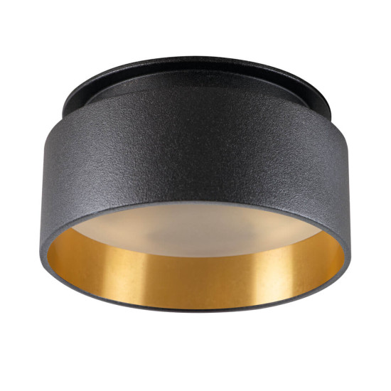 Kanlux Einbau-Downlight, Einbauleuchte GOVIK Gx5,3/GU10 Schwarz/Gold 29232