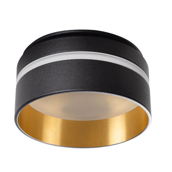 Kanlux Einbau-Downlight, Einbauleuchte GOVIK Gx5,3/GU10 Schwarz/Gold 29234