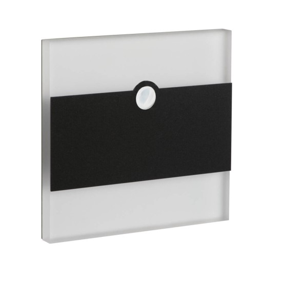 Kanlux LED Wandeinbauleuchte TERRA Schwarz Bewegungssensor 29860