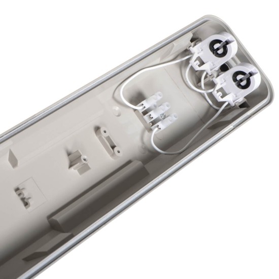 Kanlux Feuchtraum-Wannenleuchte DICHT 4LED NP-PS G13 Grau 2x IP65 31321
