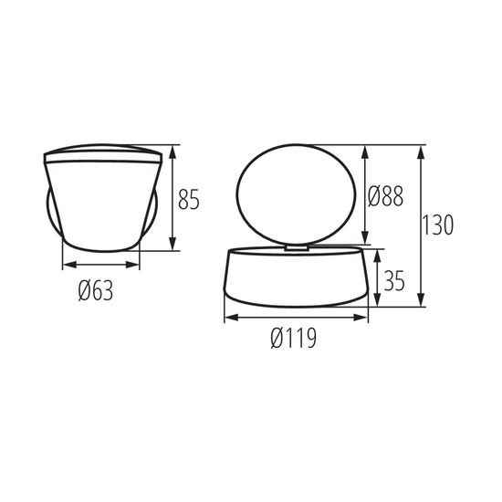 Kanlux 32530 DROMI Gartenleuchte 7,5W 4000K Neutralweiss IP54