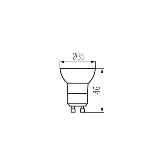 Kanlux Lampe REMI LED GU10 Weiß 33080