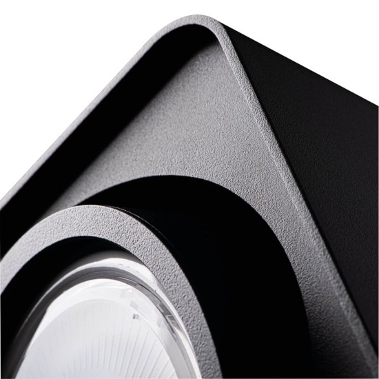 Kanlux TUBEO ES 50-B GU10 Deckeneinbauleuchte Schwarz 33271