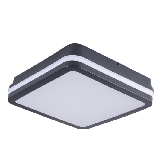 Kanlux LED- Deckenleuchte BENO Graphit IP54 33349