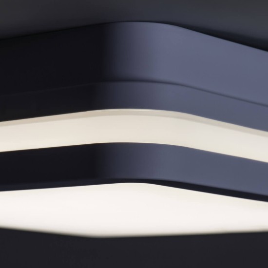 Kanlux LED- Deckenleuchte BENO Graphit IP54 33349