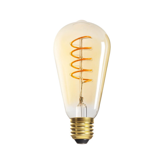 Kanlux Lampe XLED ST64 SW E27 Bernstein 4W 33517