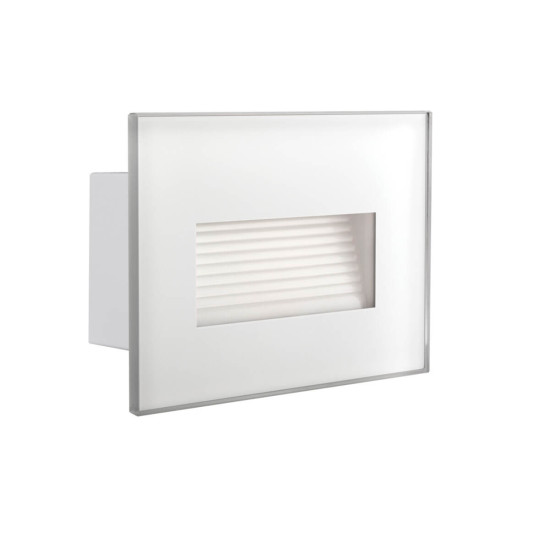 Kanlux Außenleuchte/Wandeinbau GLASI LED Weiß IP44 33693