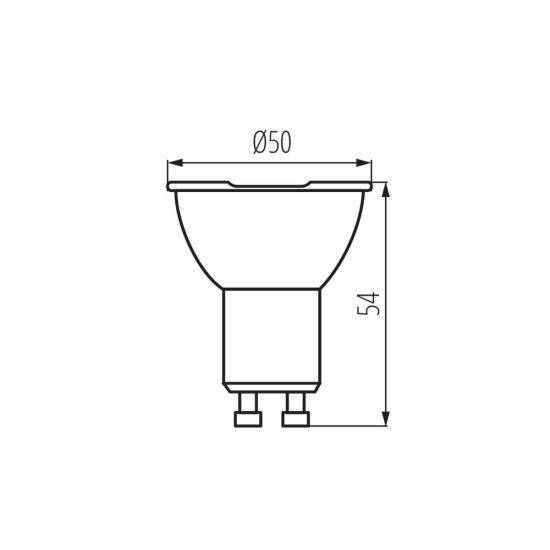 Kanlux Lampe IQ-LEDEX GU10 GU10 2,5W 33769