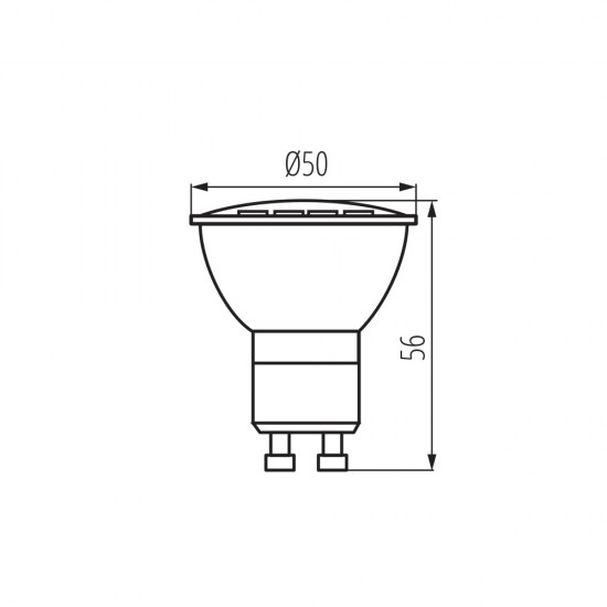 Kanlux 34960 TOMIlv2 LED 1.2W GU10-TW Spot
