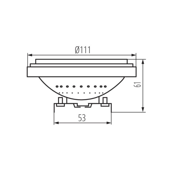 Kanlux Lampe IQ-LED AR-111 G53 35252