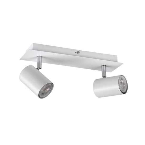 Kanlux Wand-Deckenleuchte EVALO GU10 Weiß 2x 35692