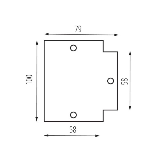 Kanlux Zubehör für Schienensystem TEAR N RC Weiß 35796