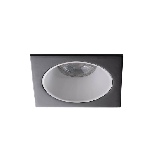 Kanlux Einbau-Downlight, Einbauleuchte GLOZO DSL Gx5,3/GU10 Weiß/Schwarz 36214