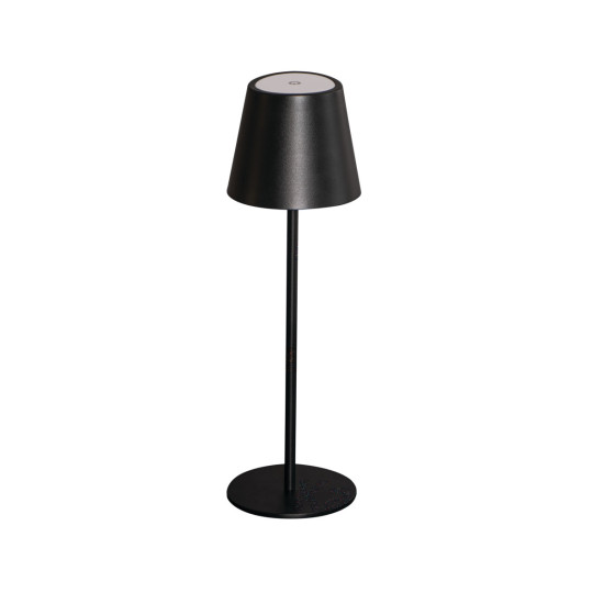 Kanlux 36321 INITA LED Akku Tischleuchte dimmbar Schwarz IP54