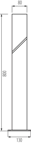 Kanlux Außenleuchte, Outdoorlampe LAVEN E27 Graphit IP44 36545