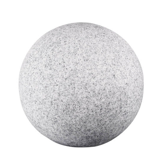 Gartenkugel Kugelleuchte Ø490 mm Ball 230V E27 IP65 Garten Lampe Naturstein Optik Kanlux Stono