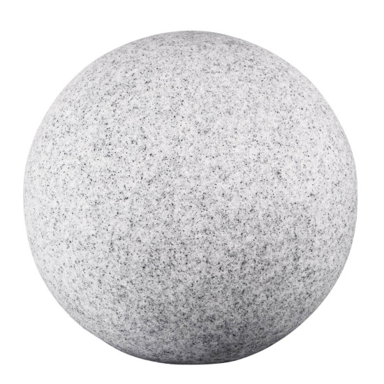 Gartenkugel Kugelleuchte Ø585 mm Ball 230V E27 IP65 Garten Lampe Naturstein Optik Kanlux Stono