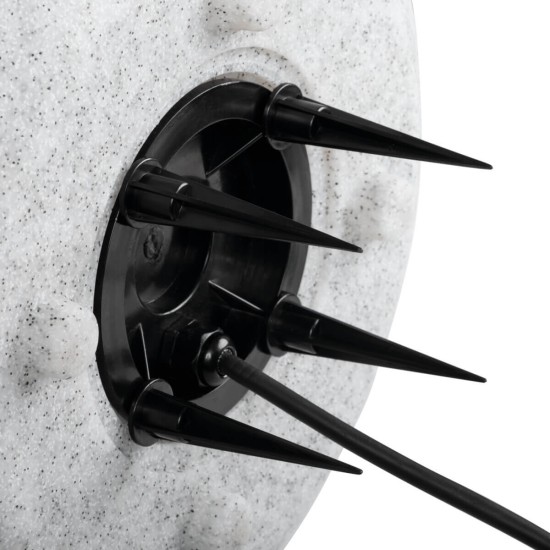 Gartenkugel Kugelleuchte Ø585 mm Ball 230V E27 IP65 Garten Lampe Naturstein Optik Kanlux Stono