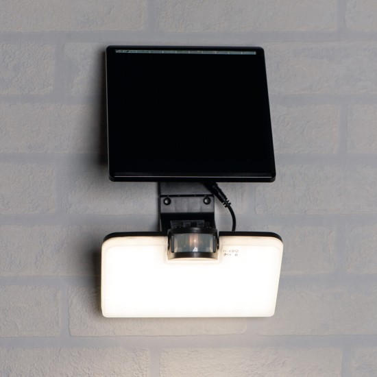 Kanlux LED-Solar-Außenleuchte FL SOLNAR SLR IP54 Bewegungssensor 36605