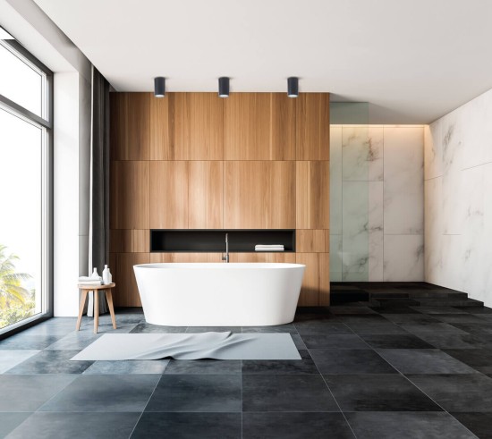 Kanlux Deckenleuchte AQILO E27 Graphit IP65 36643