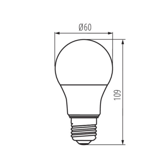 Kanlux 36673 IQ-LED A60 5,9W-WW Leuchtmittel