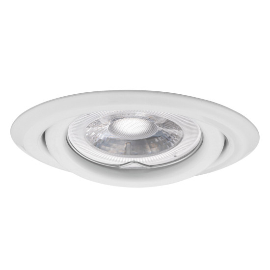 Kanlux 37163 ARGUS II CT Deckeneinbauleuchte Einbaurahmen Ø9.7cm weiss