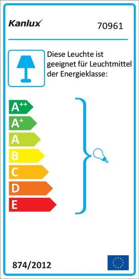 Kanlux 70961 WIR ZL100 Schwerkraftklappe für Rohrlüfter