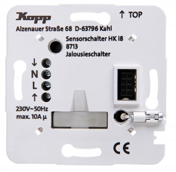 Kopp HK i8 Unterputz-Leistungsteil Jalousieschalter