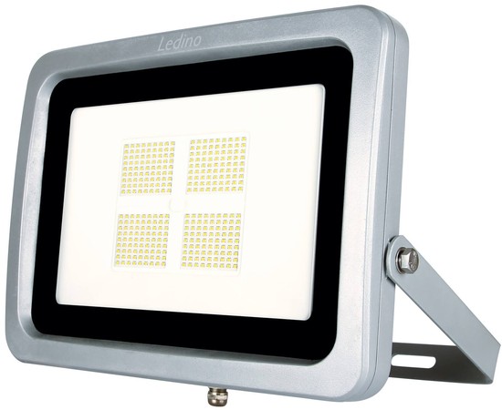 Ledino LED-Strahler Buckow 200 Fluter 200W, 22000lm, 4000K, silber neutralweiss
