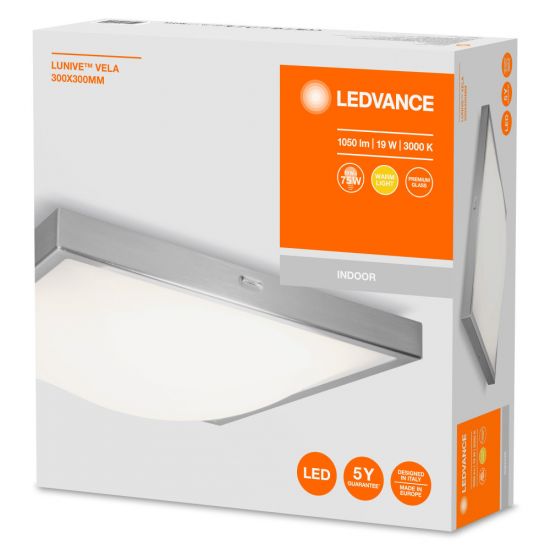 Ledvance LED Decken-/Wandleuchte Lunive universell 300X300 19W 3000K