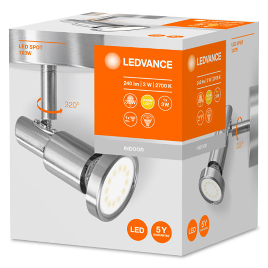 Ledvance LED Spot Gu10 1X3W 2700 LED Deckenleuchte