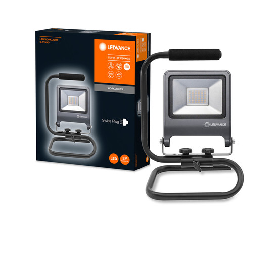 LEDVANCE LED Aussen-Strahler WORKLIGHTS S-STAND 30 W/4000 K Neutralweiss 4058075403291
