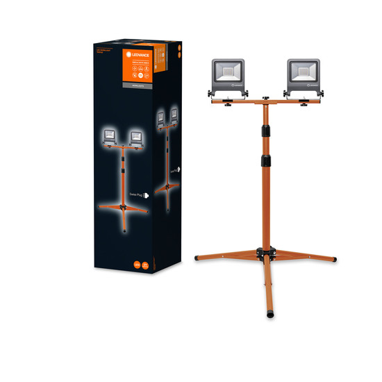 LEDVANCE LED Aussen-Strahler WORKLIGHTS - TRIPOD 2X30 W 4000 K Neutralweiss 4058075403352