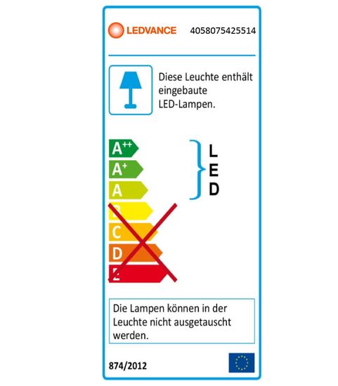 LEDVANCE LED Straßenleuchte ECO CLASS Arealighting Gen2 60W 6500K