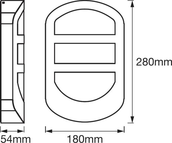 LEDVANCE LED Außenleuchte ENDURA Style PLATE Wall 12W