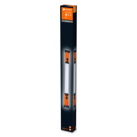 LEDVANCE Worklight AKKU LED Arbeitslicht mit Batterie 67cm 10W neutralweiss IP54 orange