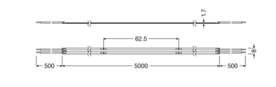 LEDVANCE LED STRIP Flexstreifen PERFORMANCE COB -1000 -1000/COB/940/5 3300lm 4000K neutralweiss 4058075597549