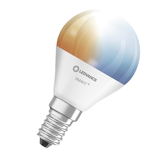 LEDVANCE LED Lampe SMART+ WiFi Mini Bulb Tunable White 230V TW FR E14 Dimmbar Tunable White, Kalt-zu-Warm-Farbwechsel 4058075778634