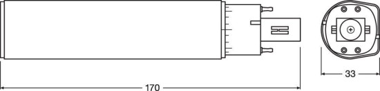 LEDVANCE DULUX LED HF KVG & AC MAINS 23V-direkt 10W 840 G24Q-3 G24q-3 1100lm 4000K neutralweiss wie 26W 4058075822030