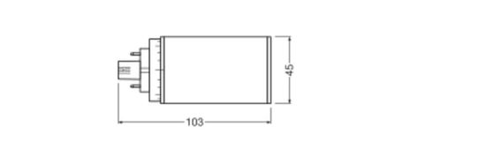 LEDVANCE DULUX LED HF EVG & AC MAINS 230V-direkt 6W 830 GX24Q-1 GX24q-1 630lm 3000K warmweiss wie 13W 4058075822214
